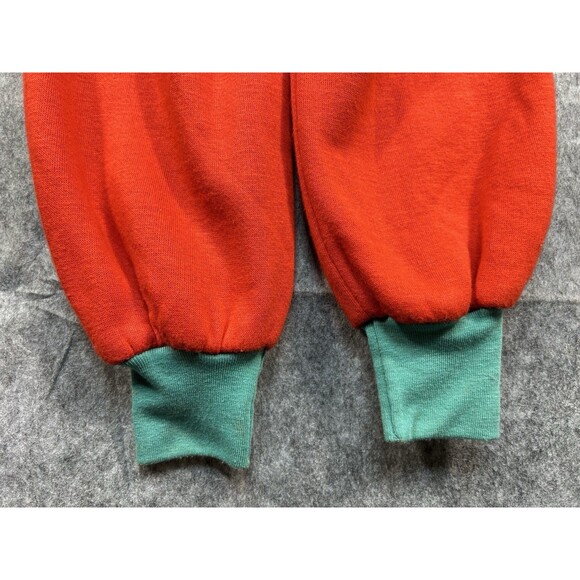 Vintage The Savannah Players Red Jumpsuit Woman Size M 70s 80s Sweatsuit - Picture 6 of 11